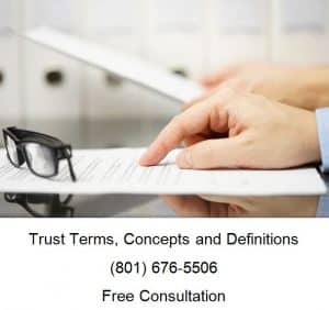 trust terms concepts and definitions