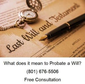 what does it mean to probate a will