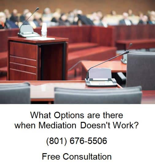 what options are there when mediation doesn't work