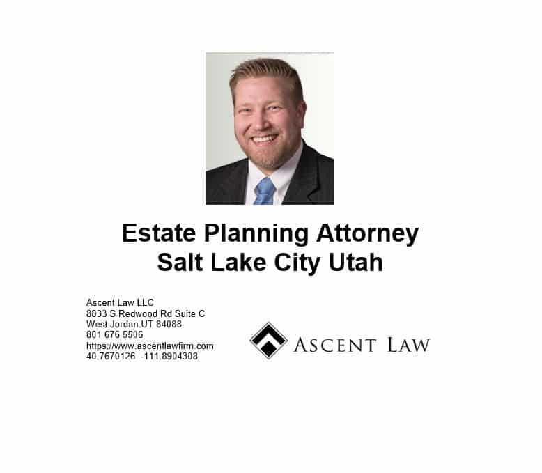 Estate Planning Attorney Salt Lake City Utah