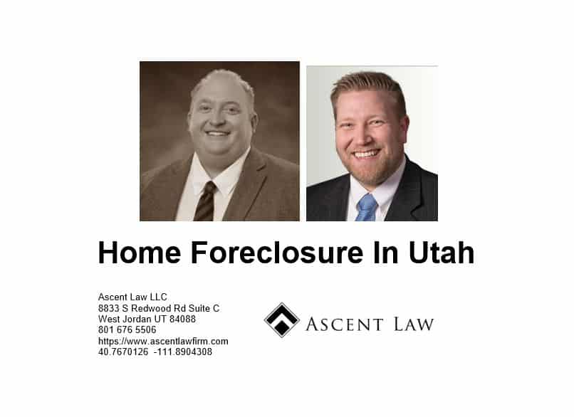 Home Foreclosure In Utah