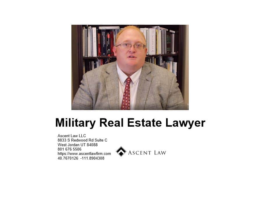 Military Real Estate Lawyer